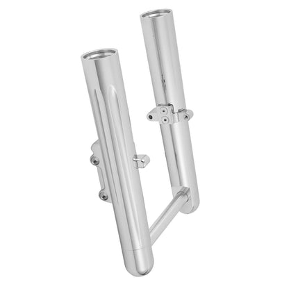 Arlen Ness Hot Legs Fork Legs - Dual Disc - Deep Cut - Chrome 40-502_90873