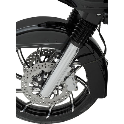 Arlen Ness Hot Legs Fork Legs - Dual Disc - Deep Cut - Chrome 40-502_343999