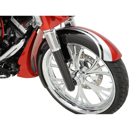 Arlen Ness Hot Legs Fork Legs - Custom Single Disc - Smooth - Black 40-511_344002