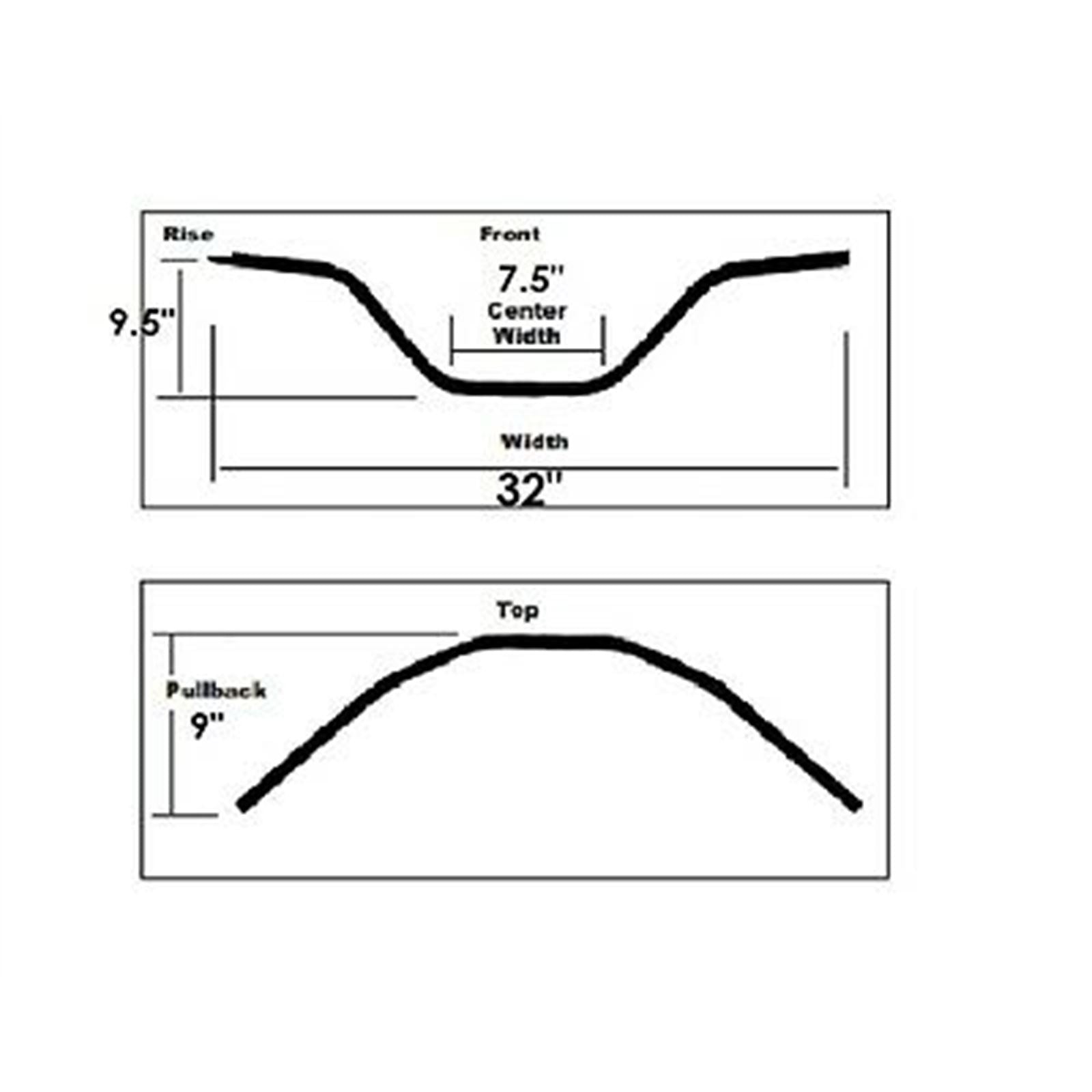 2FastMoto Chrome Handlebar Replacement for Honda GL1000 Goldwing 1978 - 1979 23-93148_662684