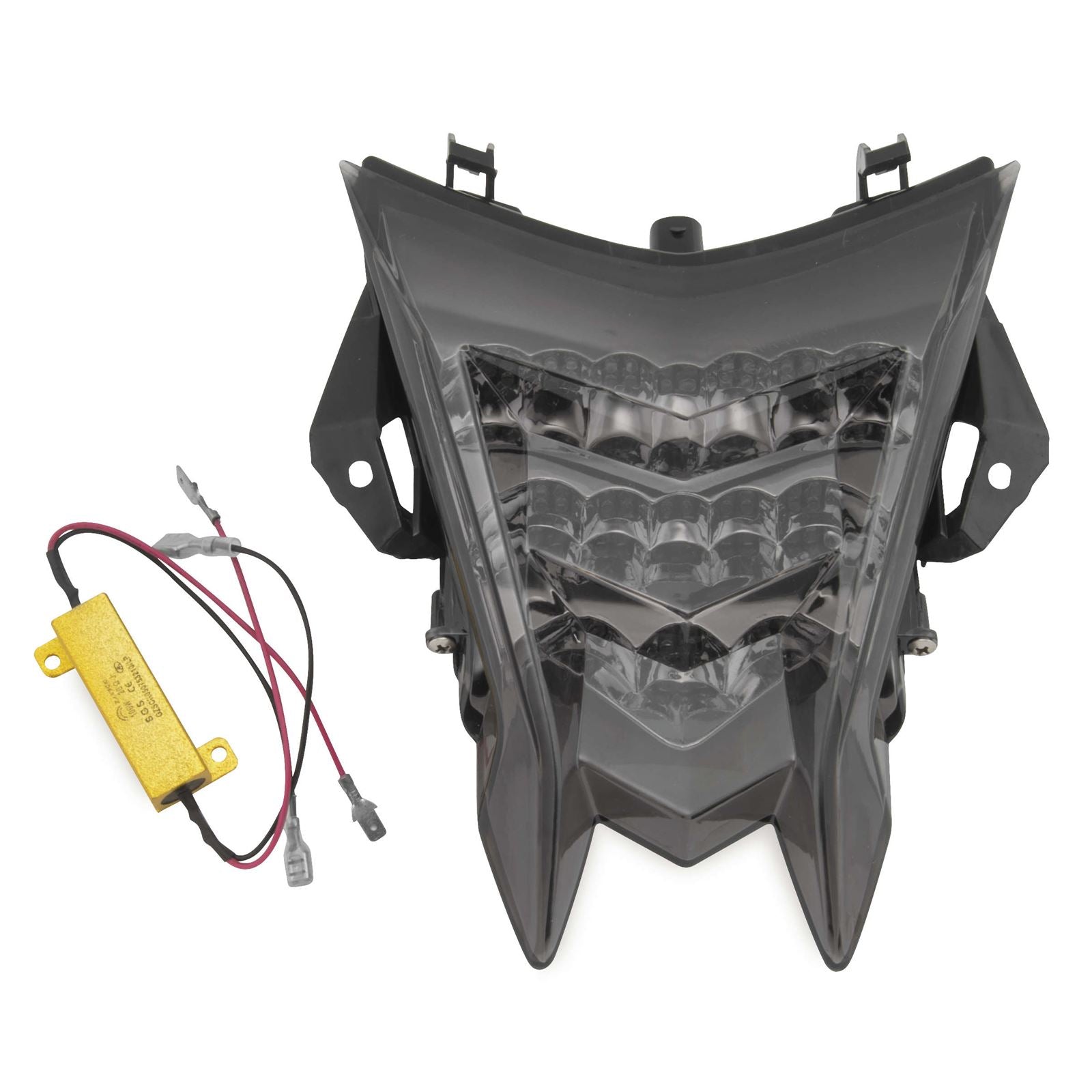 BikeMaster Integrated and Sequential Taillights - Integrated Smoke Tinted TZBMW-302-INT-S_91045