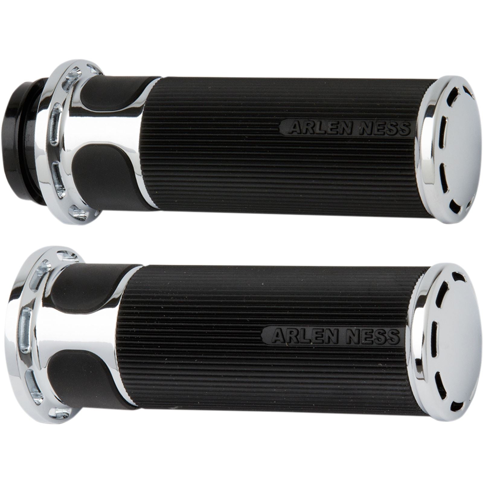 Arlen Ness Chrome Slot Track Grips for Cable 07-300_344154