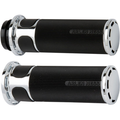 Arlen Ness Chrome Slot Track Grips for Cable 07-300_344154