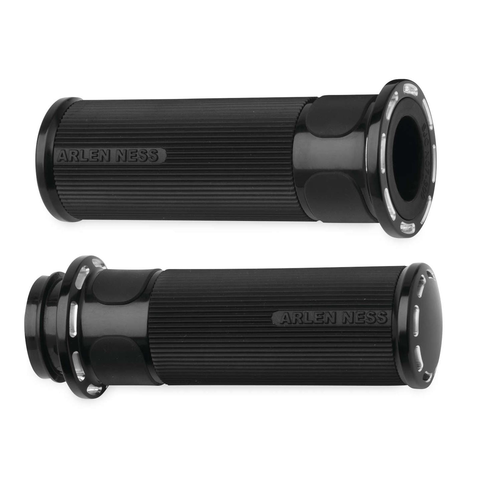 Arlen Ness Black Slot Track Grips for Throttle by Wire 07-303_91146