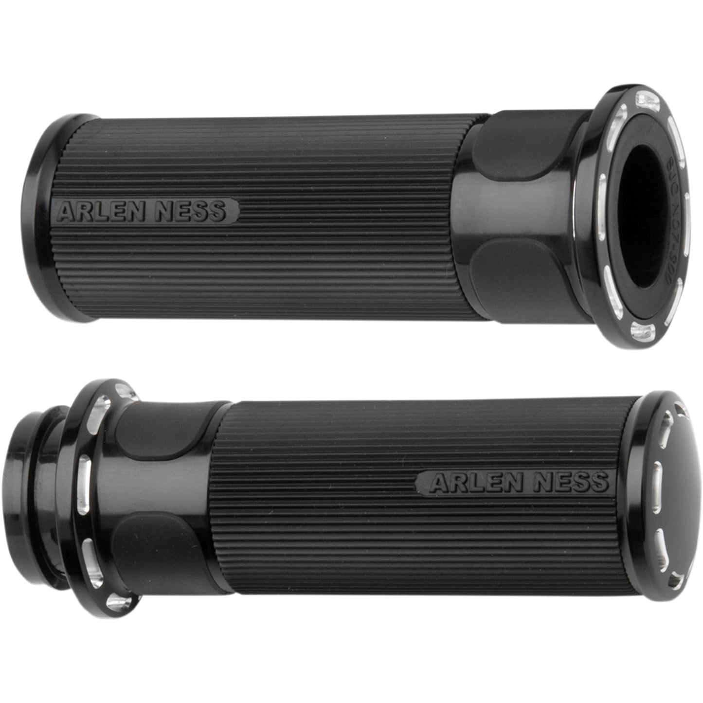 Arlen Ness Black Slot Track Grips for Throttle by Wire 07-303_344160