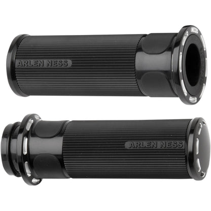 Arlen Ness Black Slot Track Grips for Throttle by Wire 07-303_344160