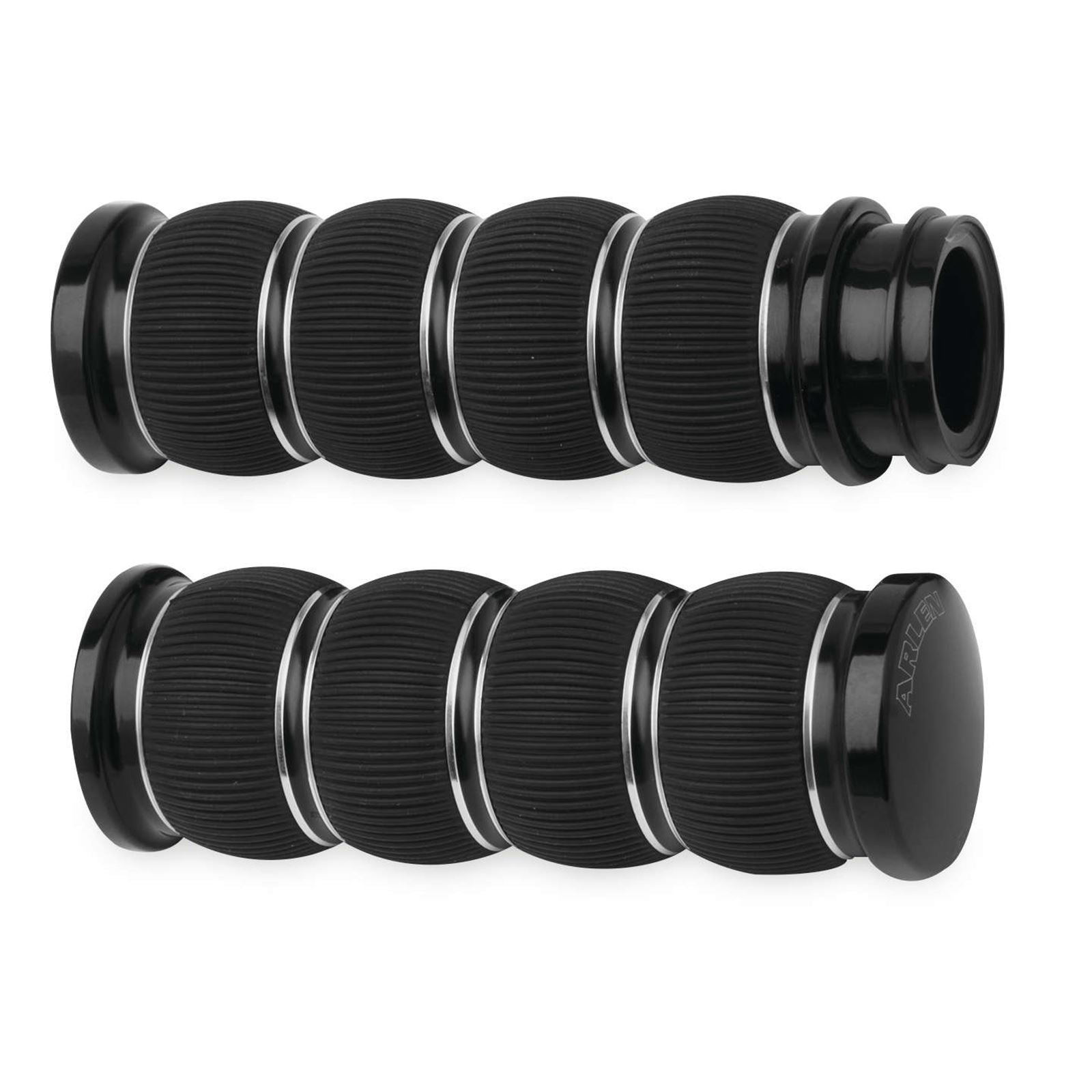 Arlen Ness Black Ring Leader Grips for Throttle by Wire 07-315_91150