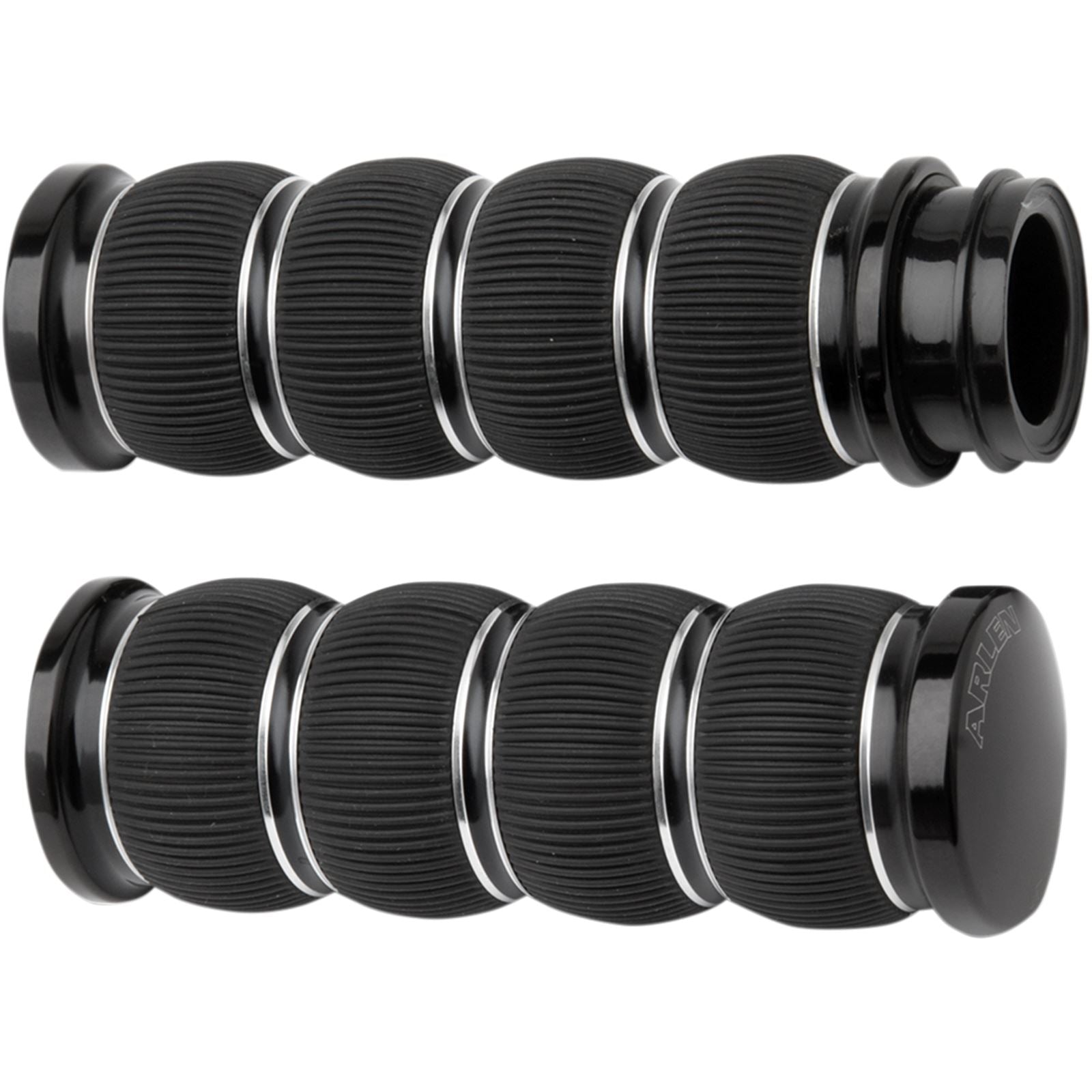 Arlen Ness Black Ring Leader Grips for Throttle by Wire 07-315_344165