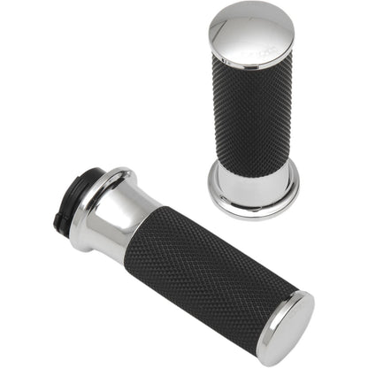 Arlen Ness Chrome Smoothie Grips for Cable 07-320_344173