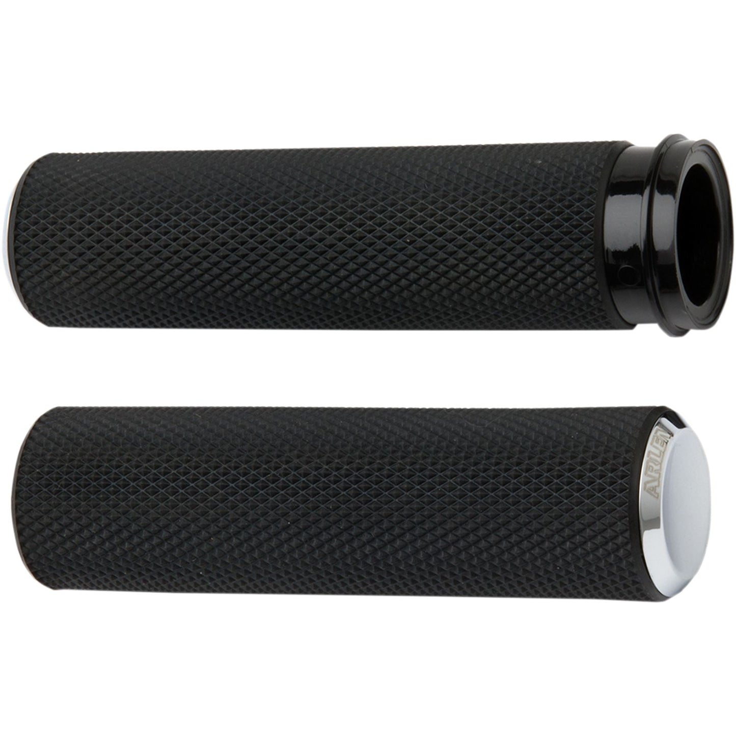 Arlen Ness Chrome Knurled Grips for Cable 07-324_344177