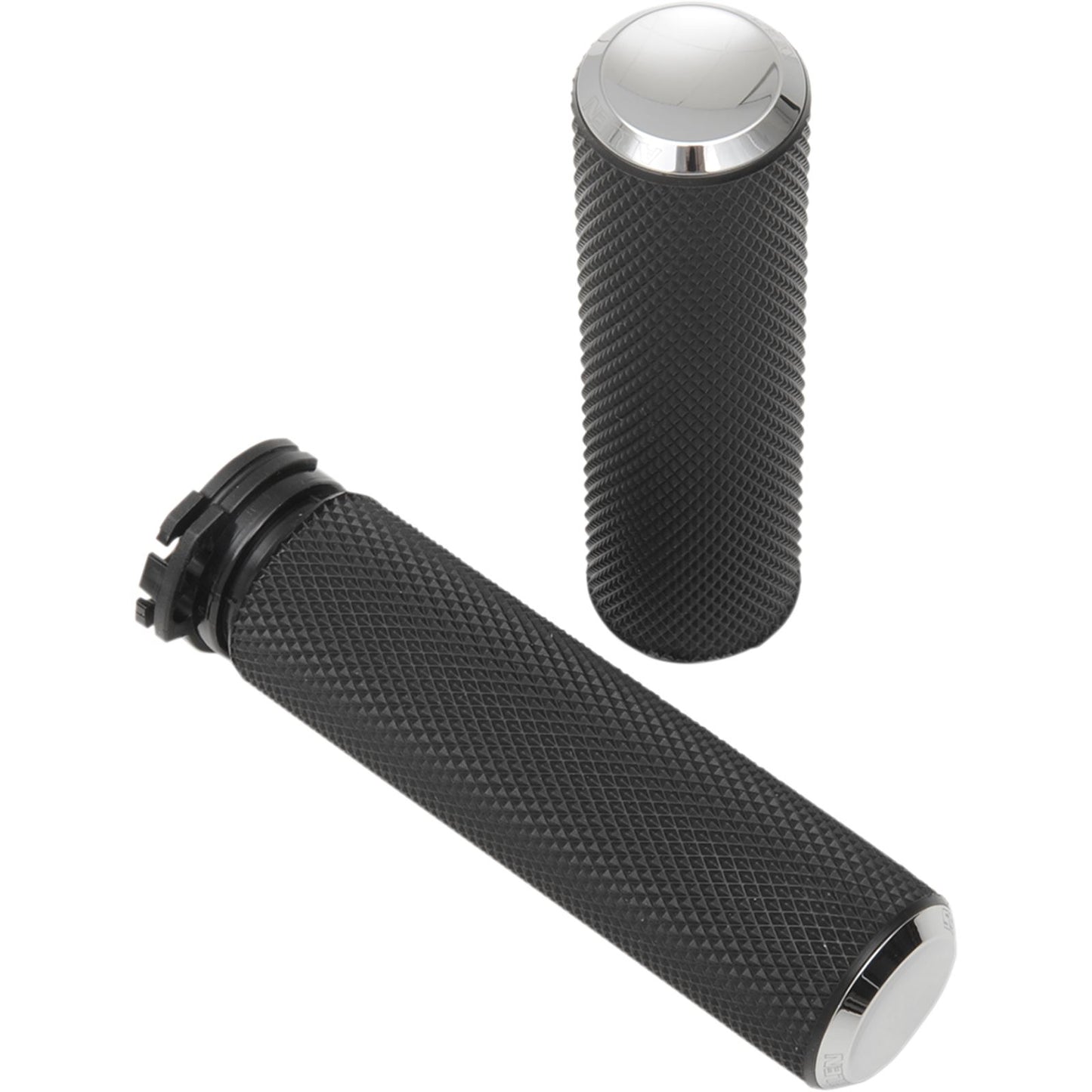 Arlen Ness Chrome Knurled Grips for Cable 07-324_344178