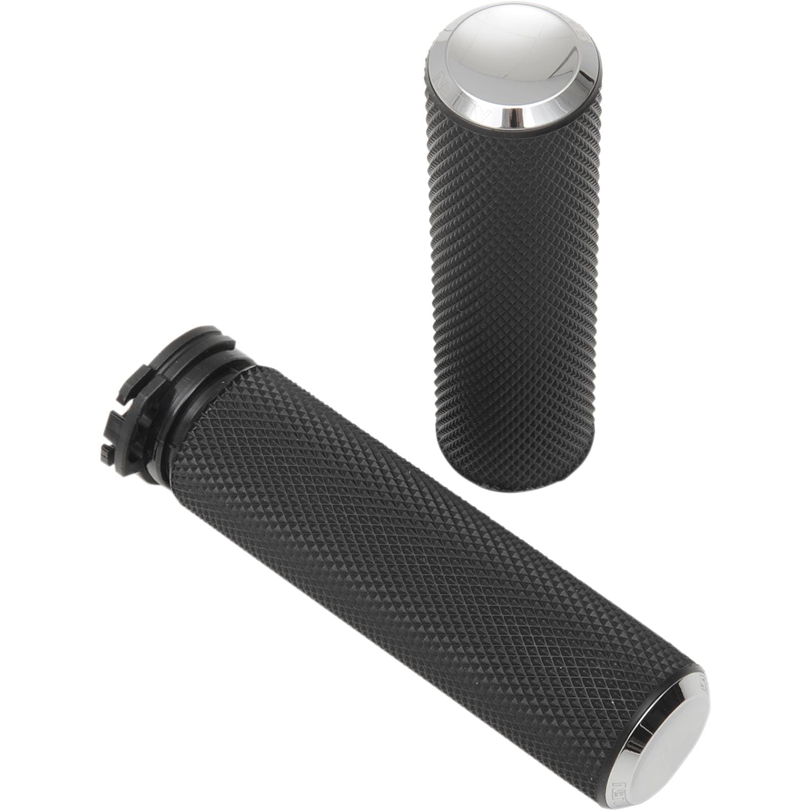 Arlen Ness Chrome Knurled Grips for Cable 07-324_344178