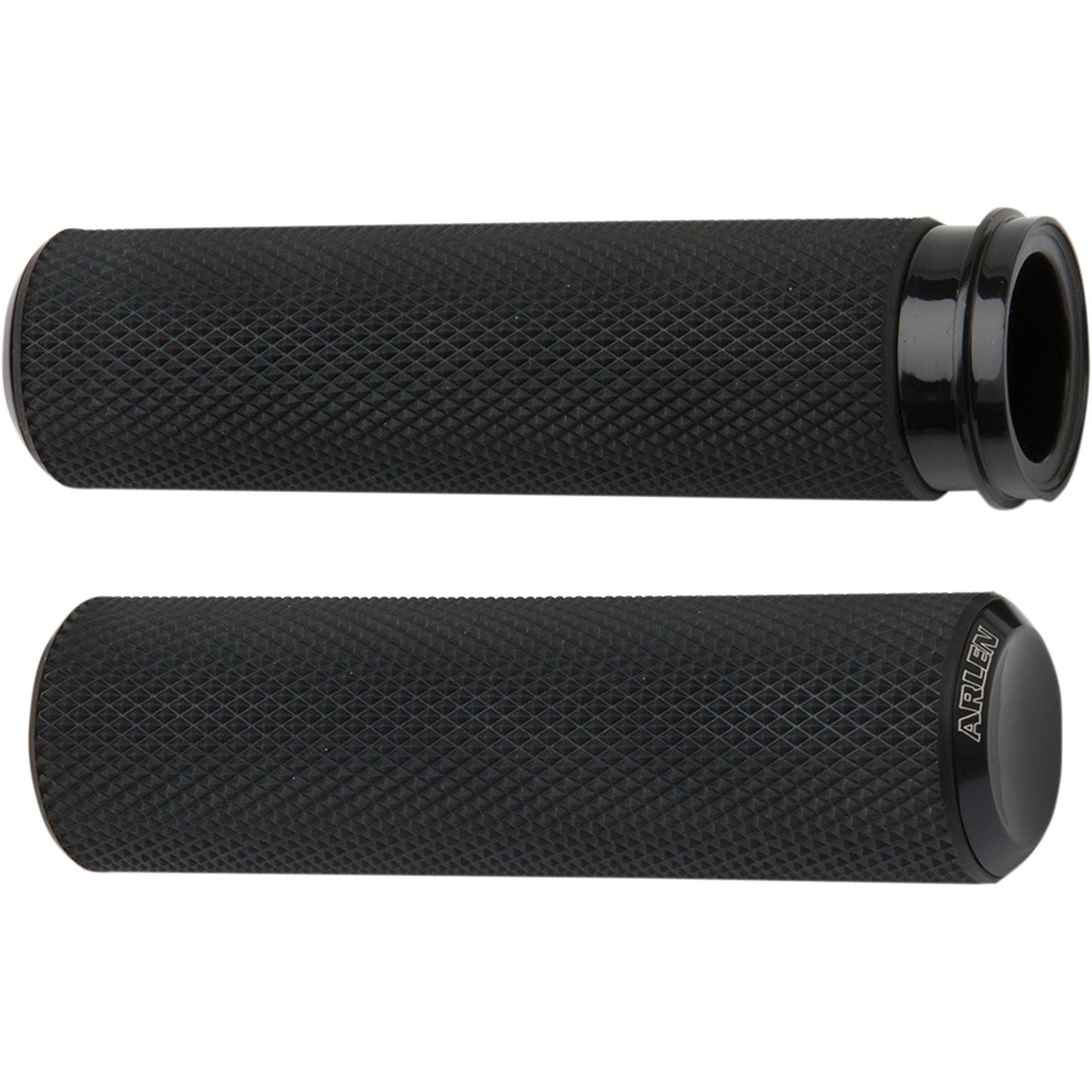 Arlen Ness Black Knurled Grips for Cable 07-325_344179