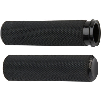 Arlen Ness Black Knurled Grips for Cable 07-325_344179