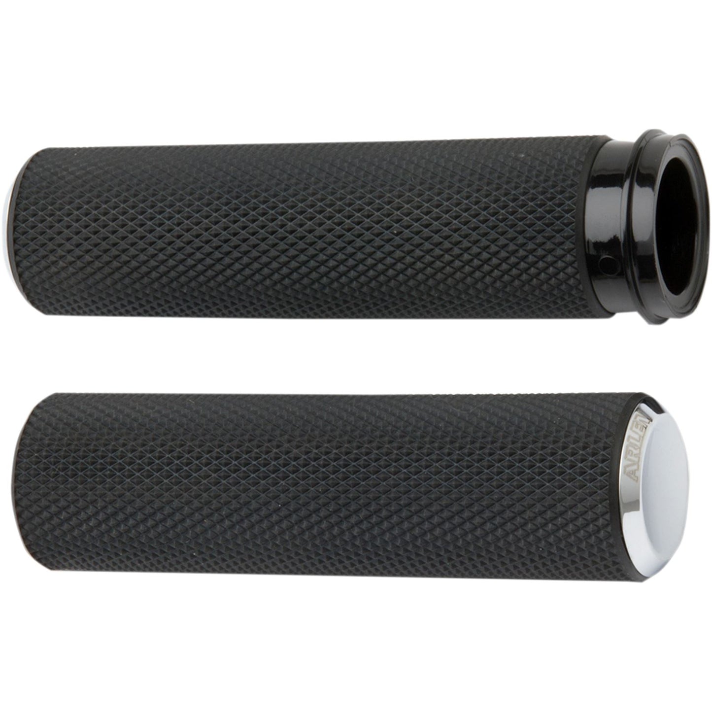 Arlen Ness Chrome Knurled Grips for Throttle by Wire 07-326_344181