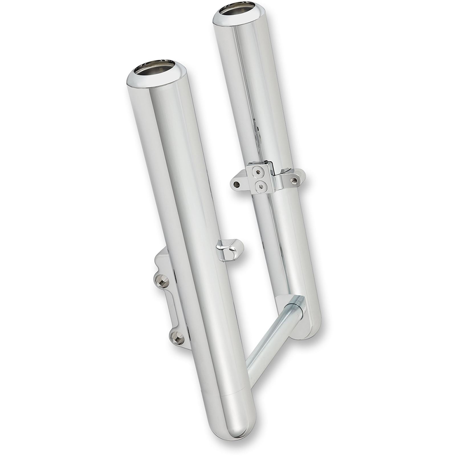 Arlen Ness Hot Legs Fork Legs - Custom Single Disc - Smooth - Chrome - '08-'13 06-520_344035