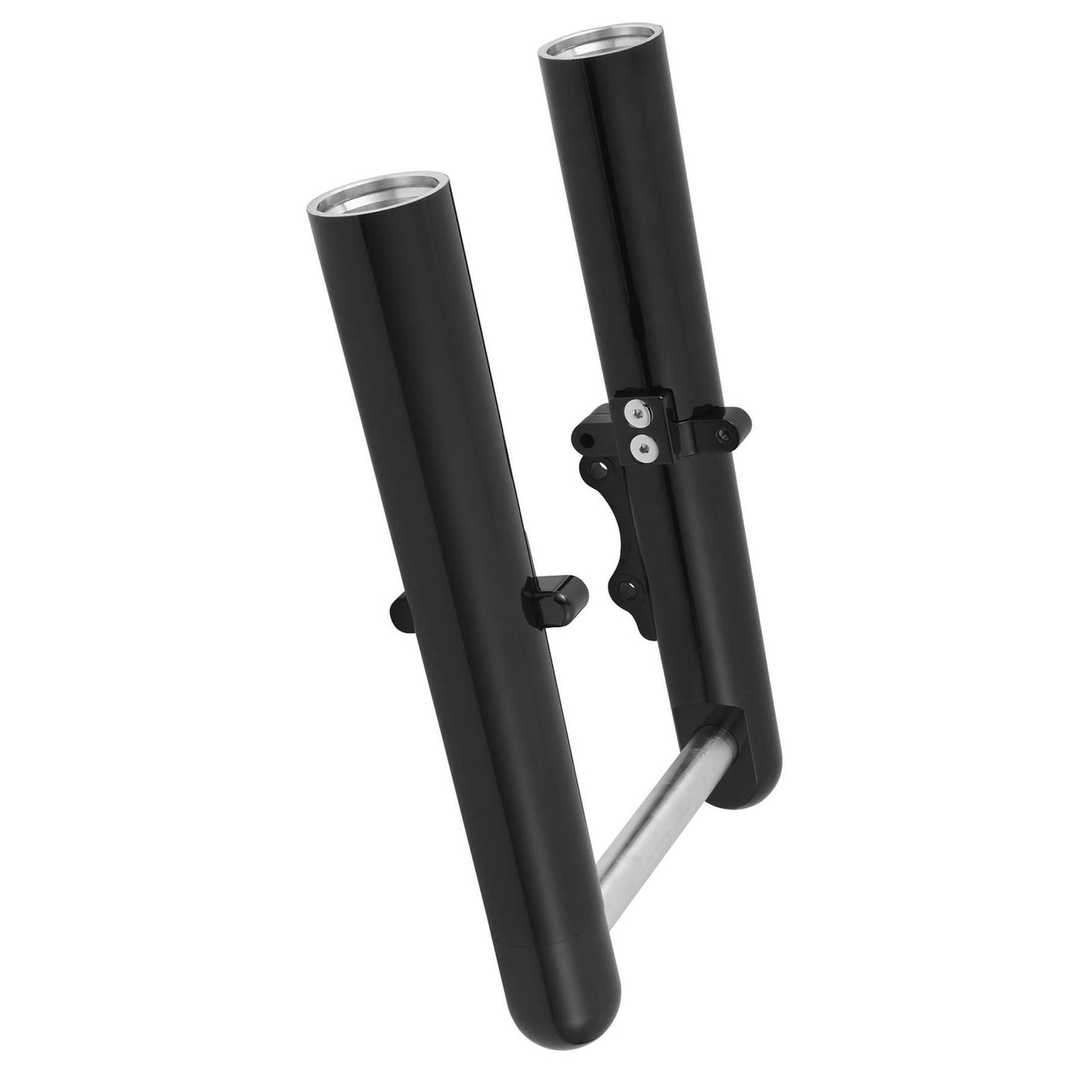Arlen Ness Hot Legs Fork Legs - Custom Single Disc - Smooth - Black - '08-'13 06-521_91201