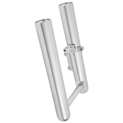 Arlen Ness Hot Legs Fork Legs - Custom Single Disc - Smooth - Chrome -  '07-'17 FLST 06-550_91208