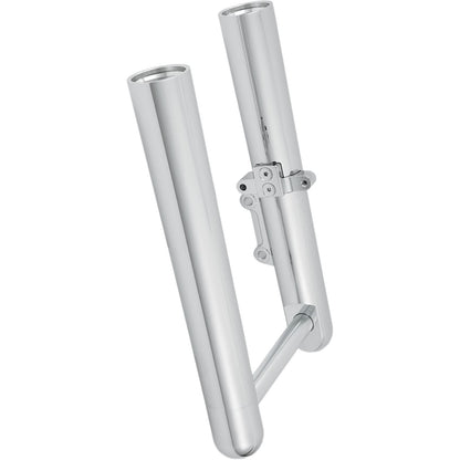 Arlen Ness Hot Legs Fork Legs - Custom Single Disc - Smooth - Chrome -  '07-'17 FLST 06-550_343982