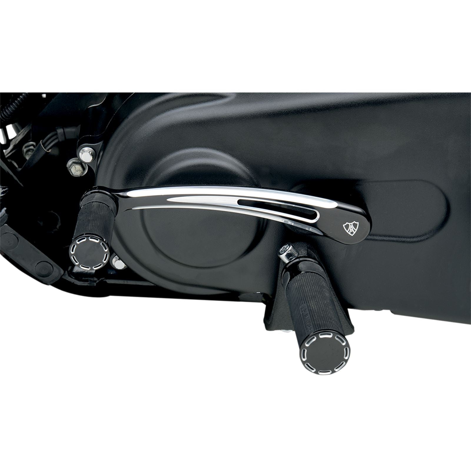 Arlen Ness Shift Lever - Deep Cut - Black Anodized 19-759_344888