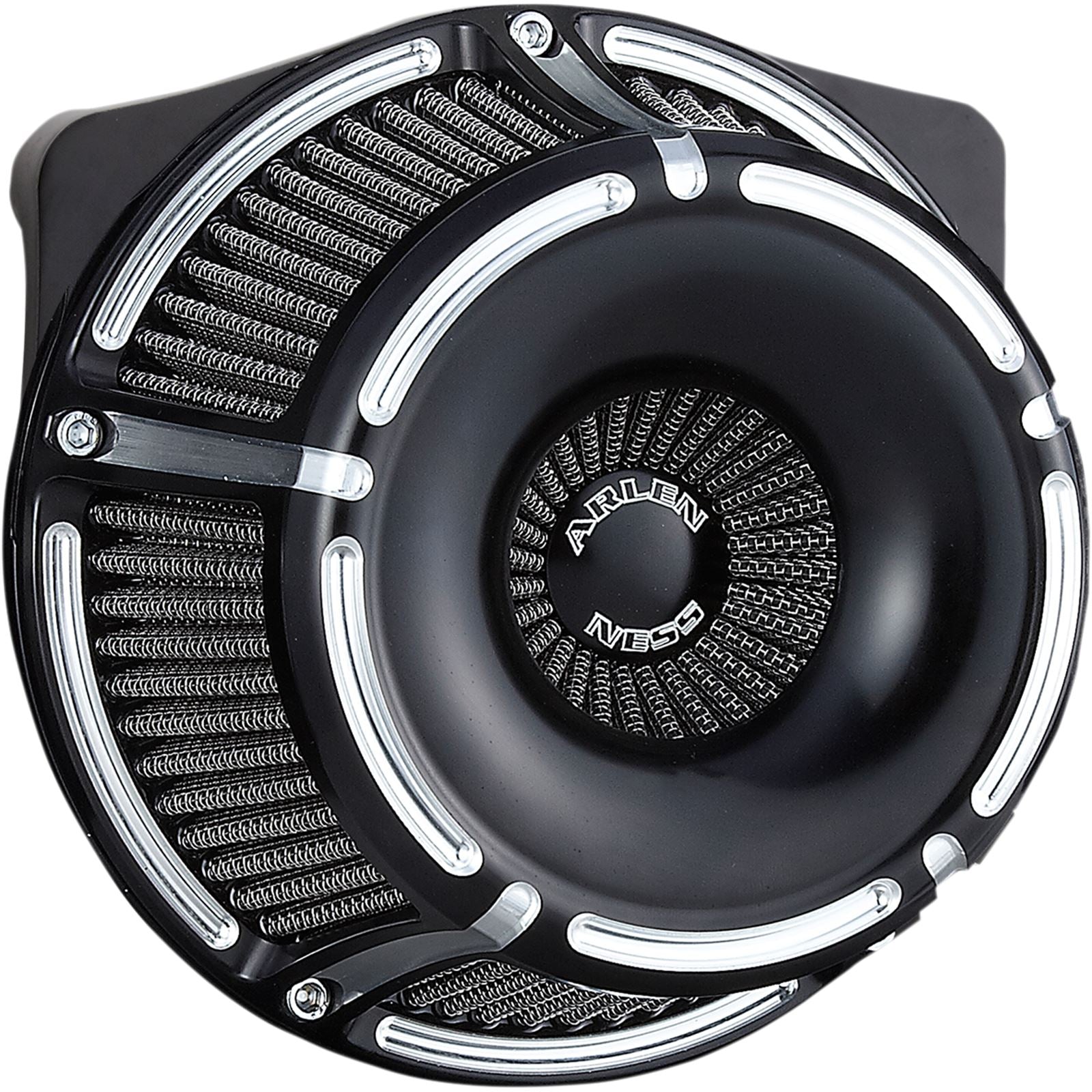 Arlen Ness Air Cleaner Slot-Track '99-17 Big Twin Black 18-923_344496