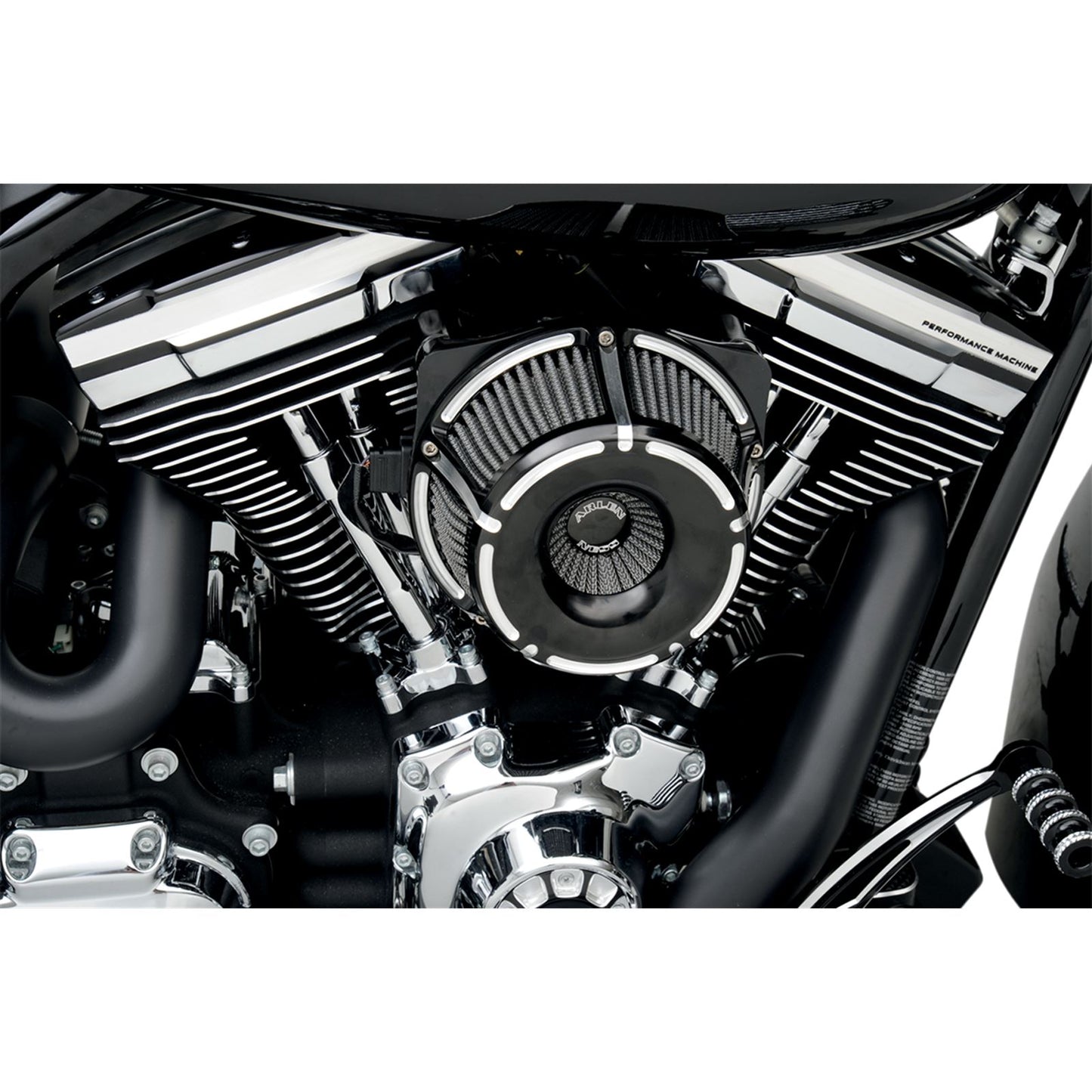 Arlen Ness Air Cleaner Slot-Track '99-17 Big Twin Black 18-923_344497