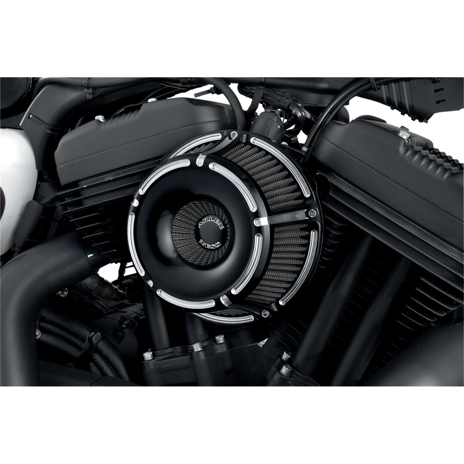 Arlen Ness Air Cleaner Slot-Track '99-17 Big Twin Black 18-923_344498