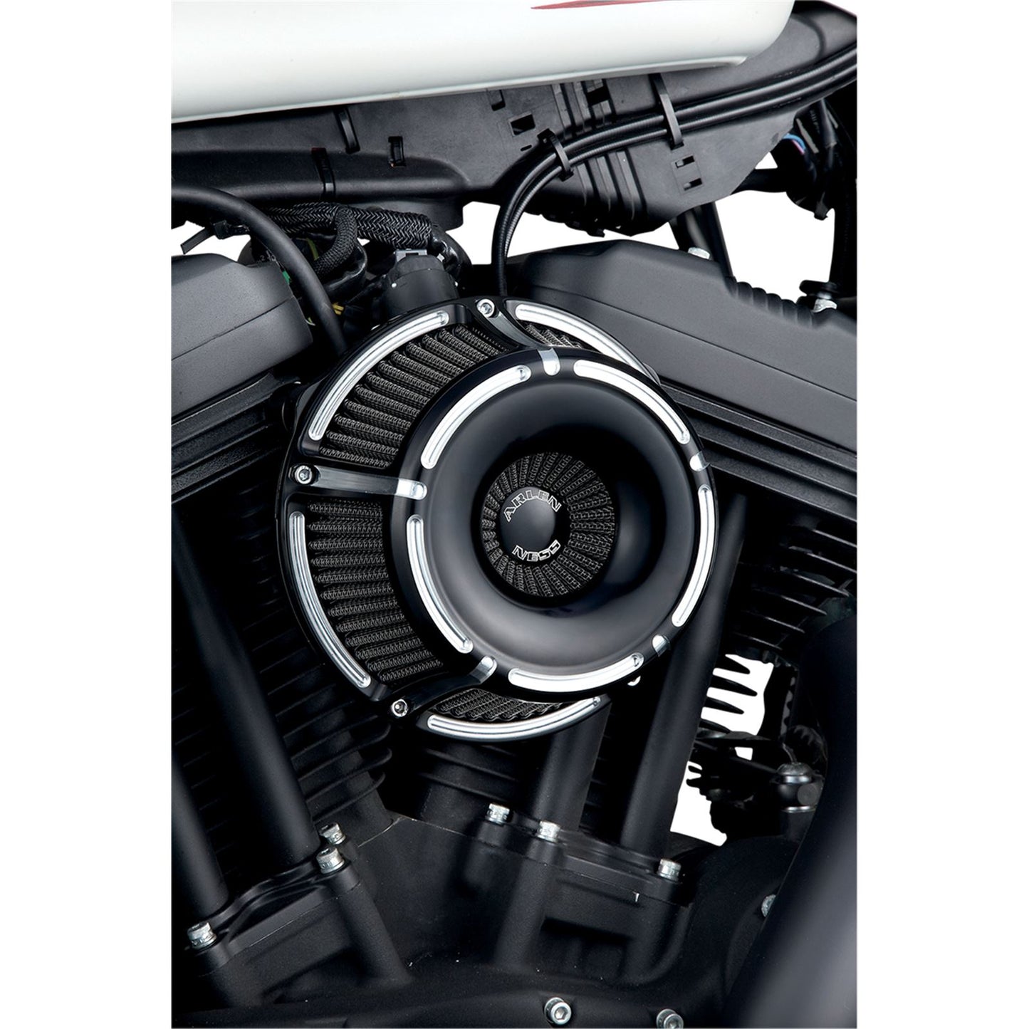 Arlen Ness Air Cleaner Slot-Track '99-17 Big Twin Black 18-923_344500
