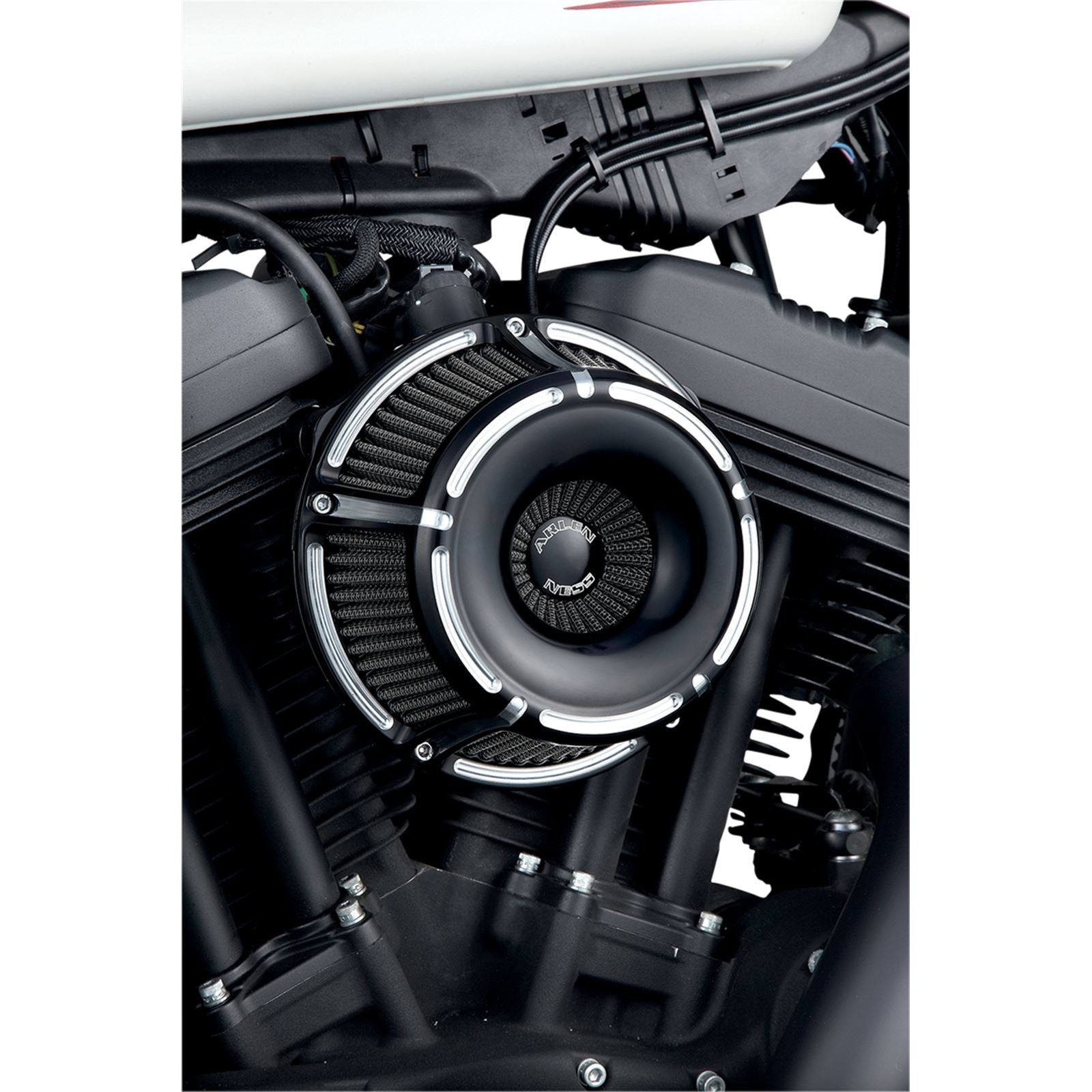 Arlen Ness Air Cleaner Slot-Track '99-17 Big Twin Black 18-923_344500