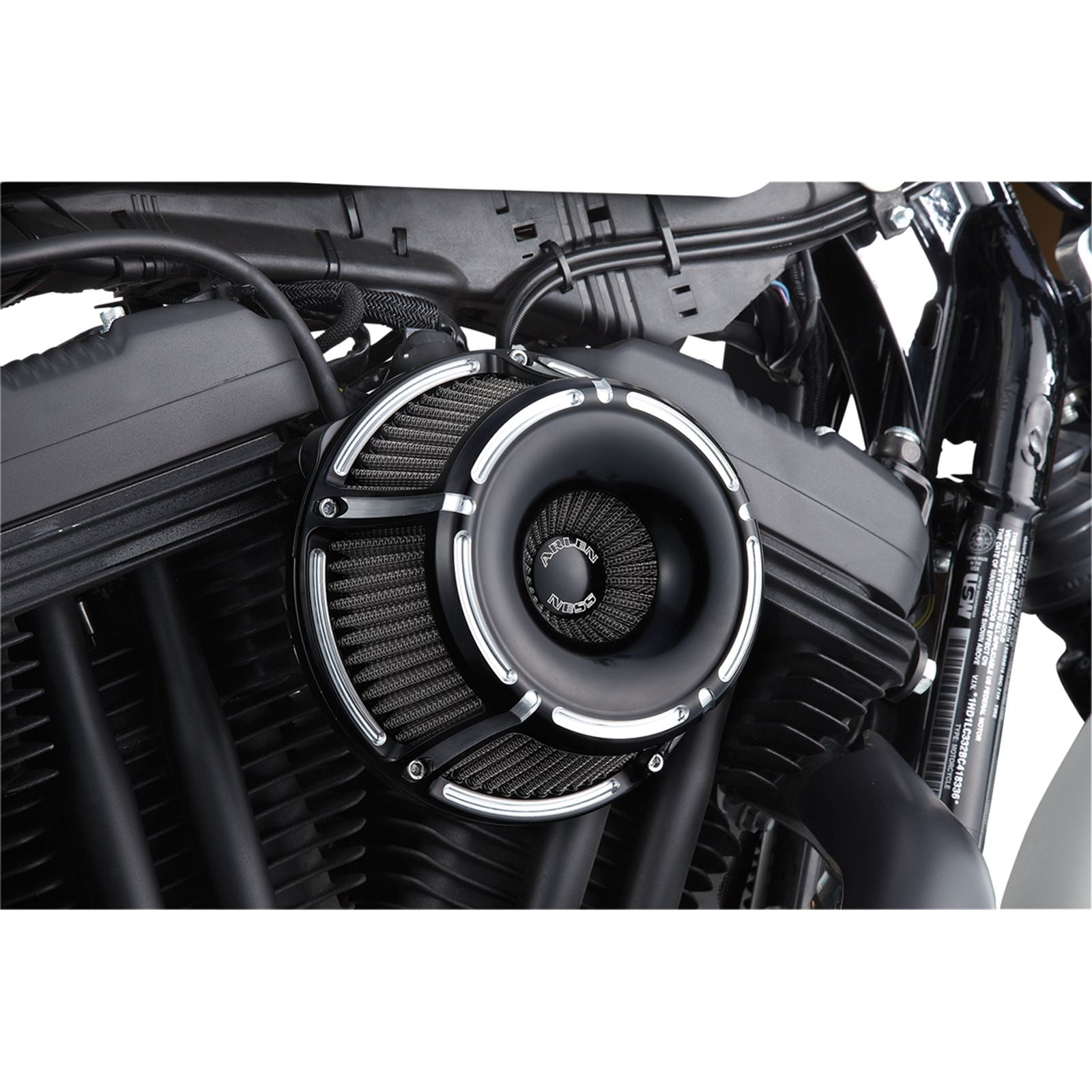 Arlen Ness Air Cleaner Slot-Track '91-19XL Black 18-925_344509