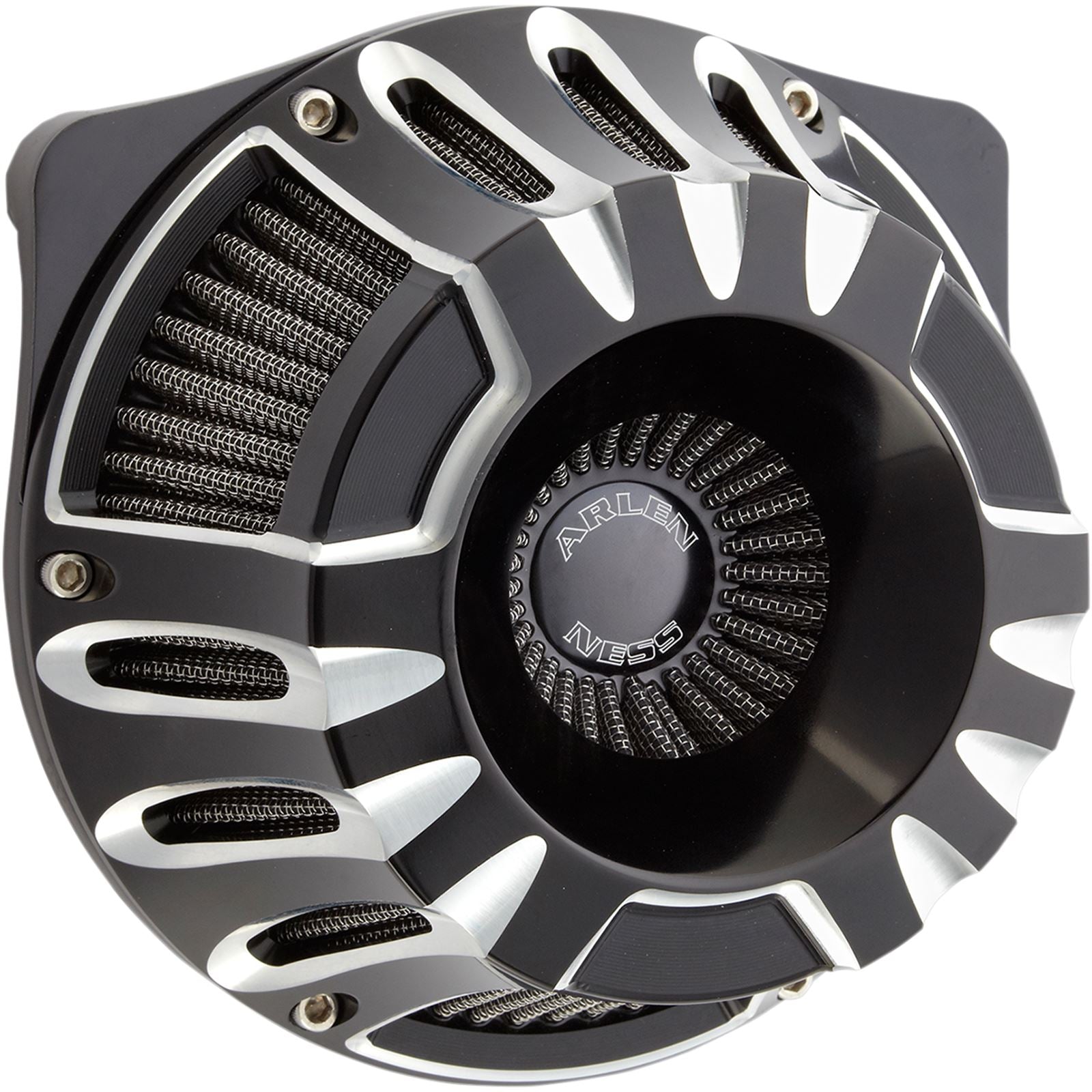 Arlen Ness Air Cleaner Deep Cut '99-17 Twin Cam Black 18-929_344516