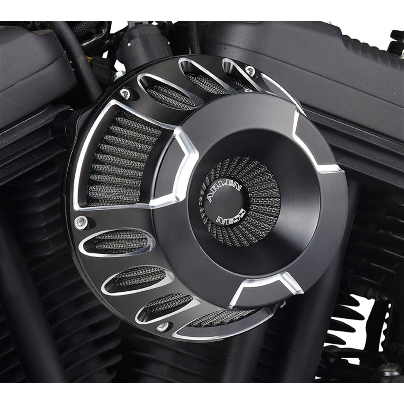 Arlen Ness Air Cleaner Deep Cut '91-19XL Black 18-931_344517