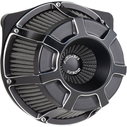 Arlen Ness Air Cleaner Beveled  '08-16FL Black 18-933_344519