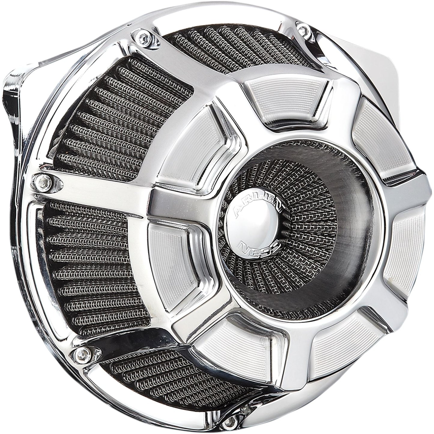 Arlen Ness Air Cleaner Beveled  - '91-17XL- Chrome 18-936_344522