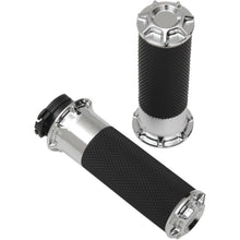 Arlen Ness Chrome Beveled  Grips for Cable 07-330_344186
