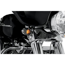 Arlen Ness LED Deep Cut Signals - Black/Amber - Amber Ring 12-753_345184