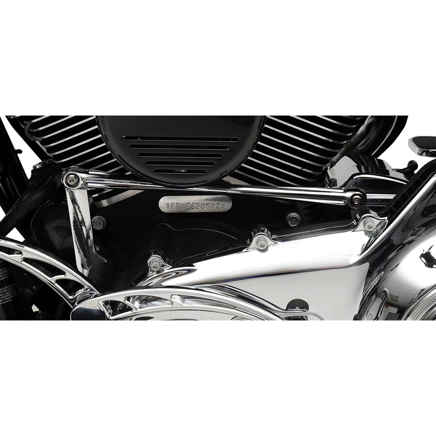 Arlen Ness Shift Rod - Deep Cut - Round - Chrome 19-930_344885