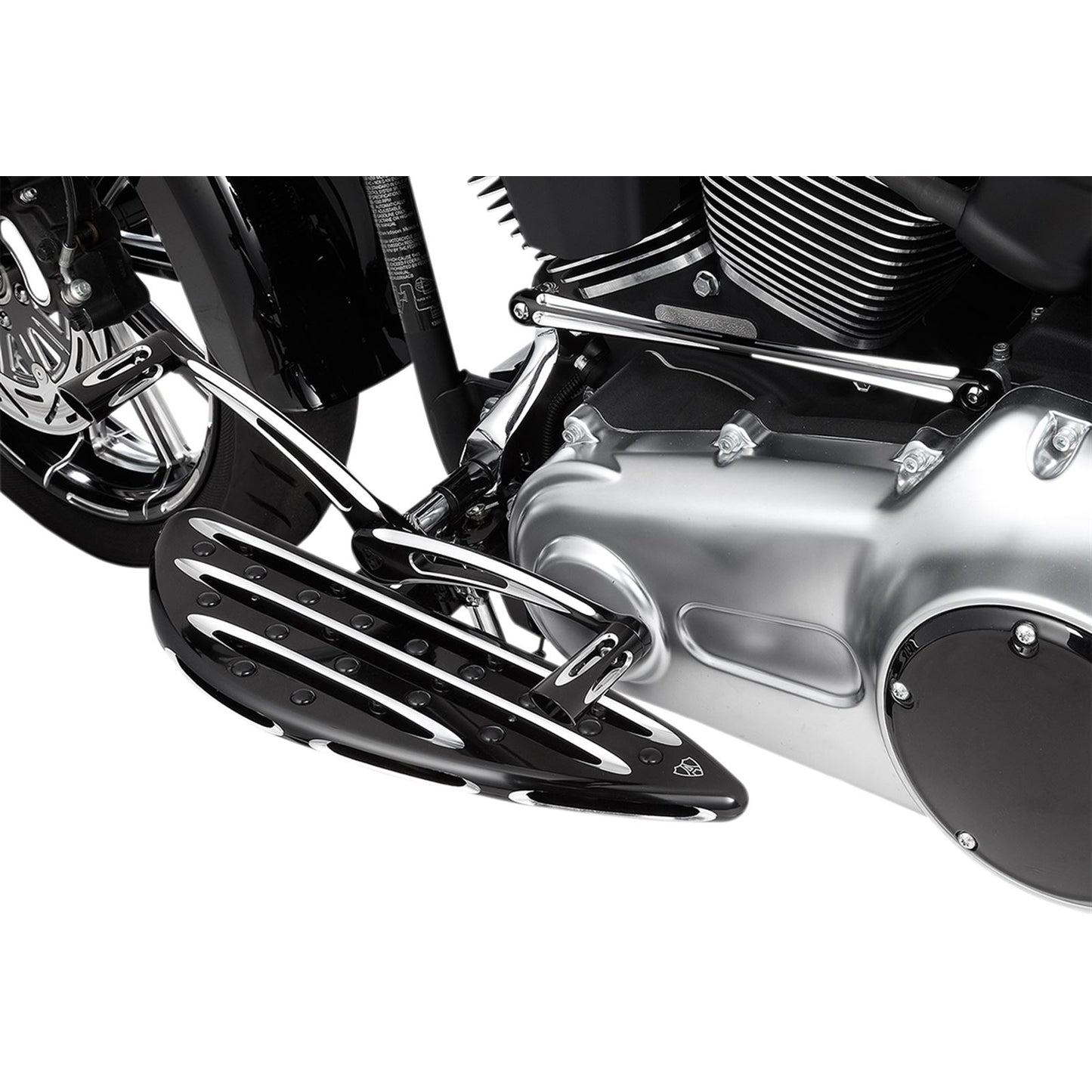 Arlen Ness Shift Rod - Deep Cut - Round - Black 19-931_344883