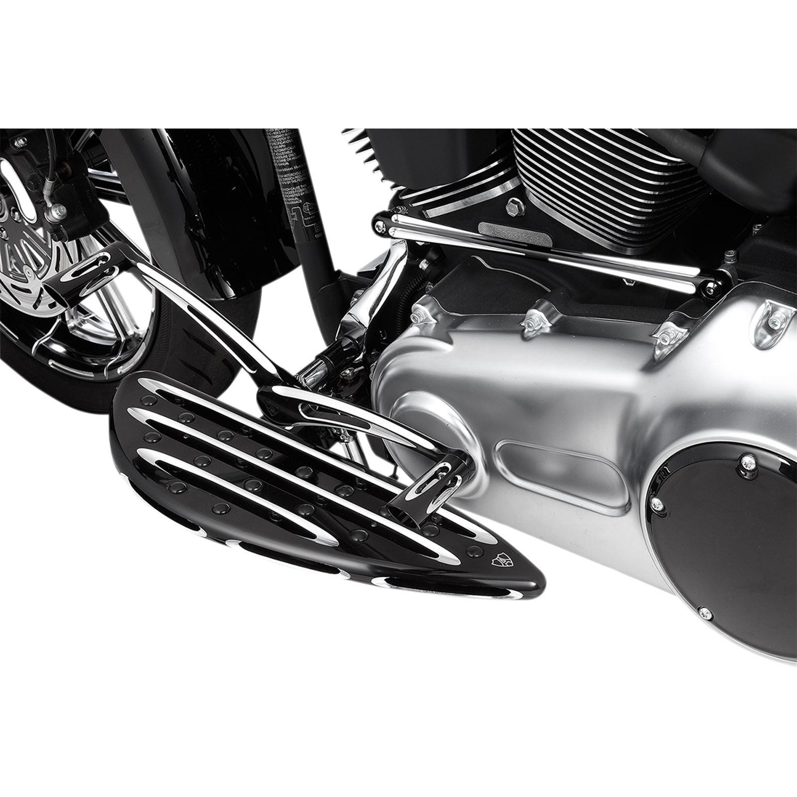 Arlen Ness Shift Rod - Deep Cut - Round - Black 19-931_344883