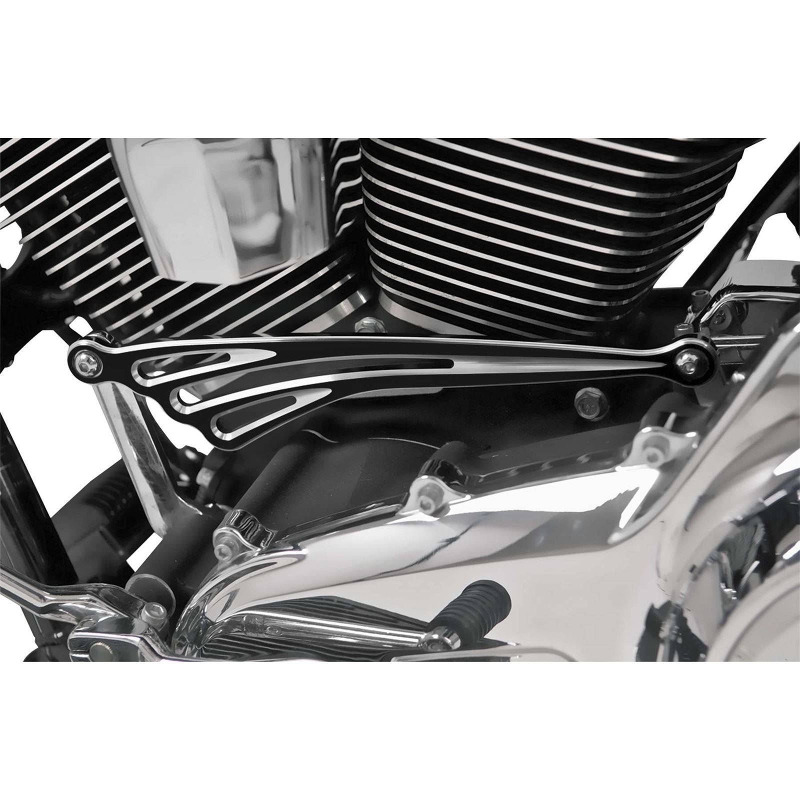 Arlen Ness Shift Rod - Deep Cut - Flat - Black 19-913_91336