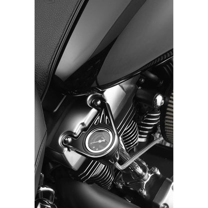 Arlen Ness Oil Pressure Gauge Kit - Deep Cut with Black Anodized Finish 15-668_91338