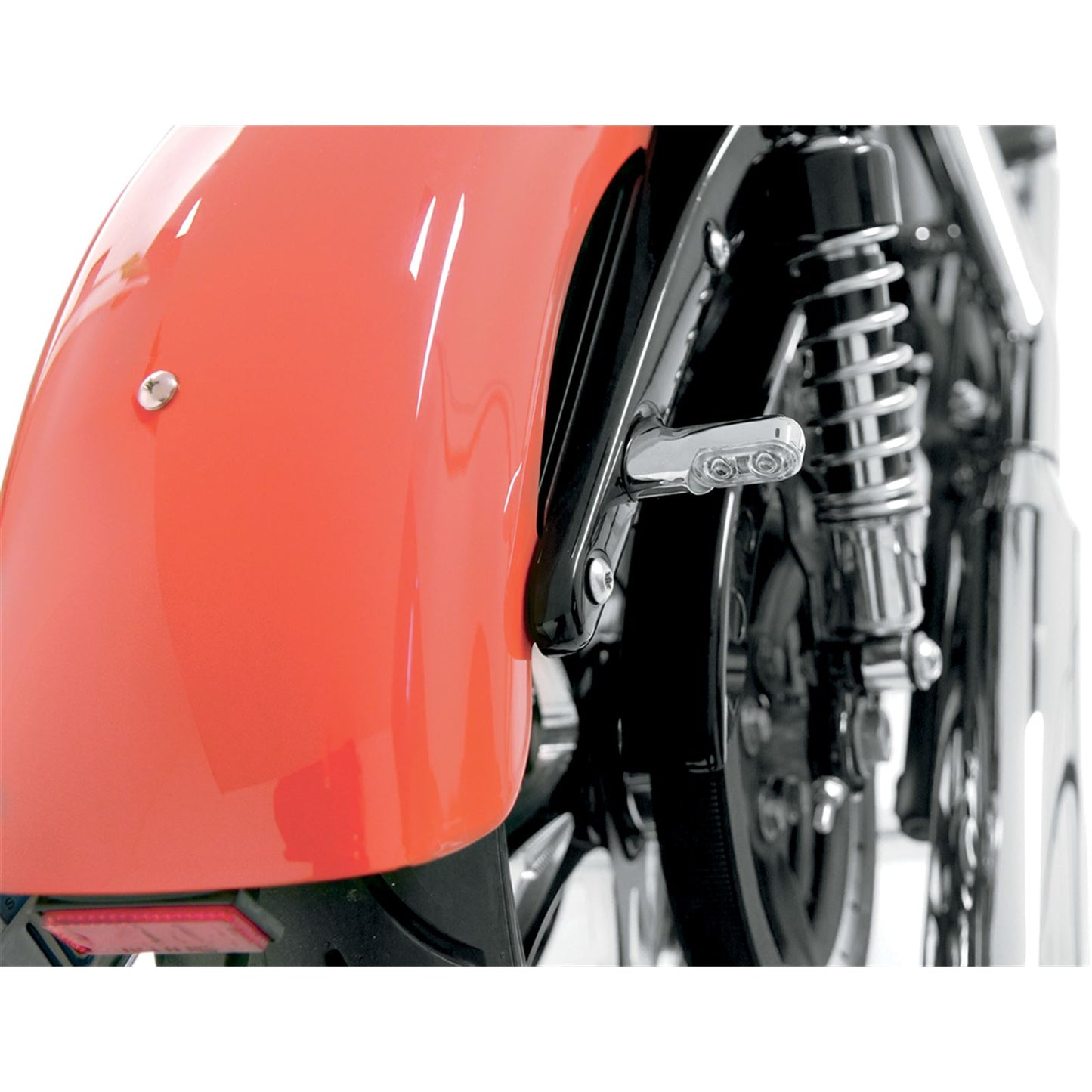Arlen Ness Accessory Marker Lights - Amber/Rear - Chrome 12-743_345172