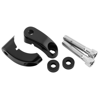 Arlen Ness Front Turn Signal Mounts - 39mm Forks - Black 12-738_91389