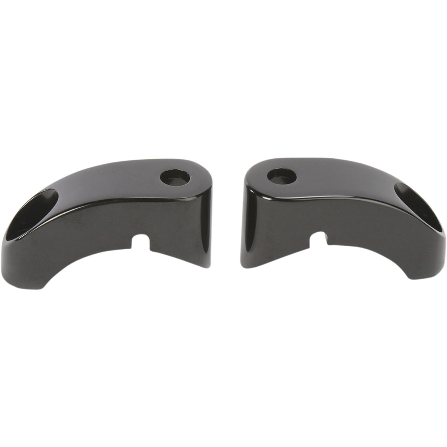 Arlen Ness Front Turn Signal Mounts - 39mm Forks - Black 12-738_345208