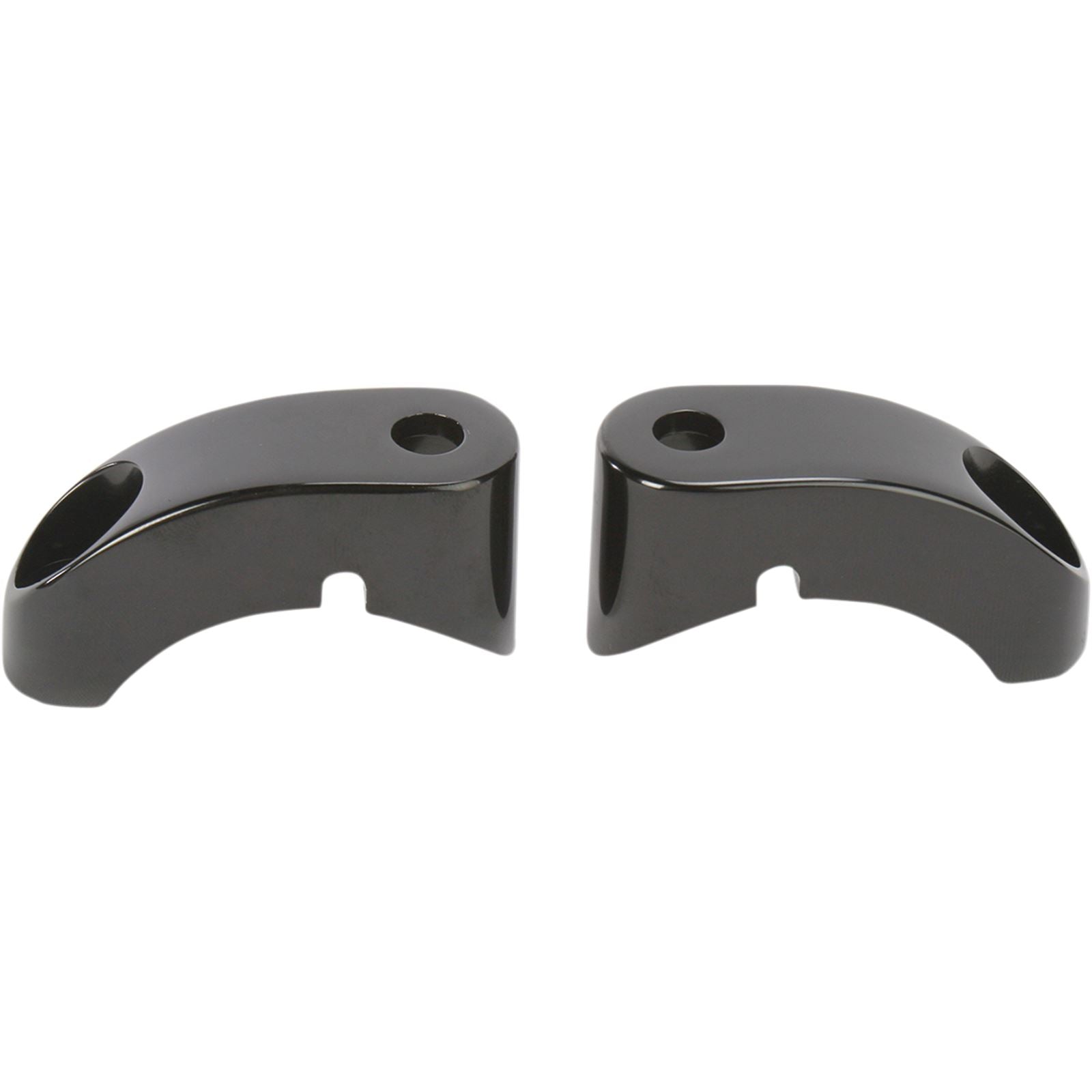 Arlen Ness Front Turn Signal Mounts - 39mm Forks - Black 12-738_345208
