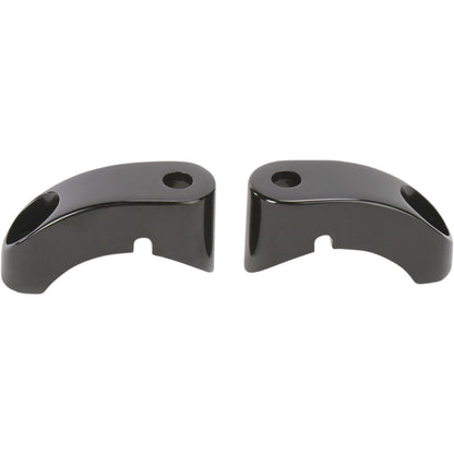 Arlen Ness Front Turn Signal Mounts - 39mm Forks - Black 12-738_345208
