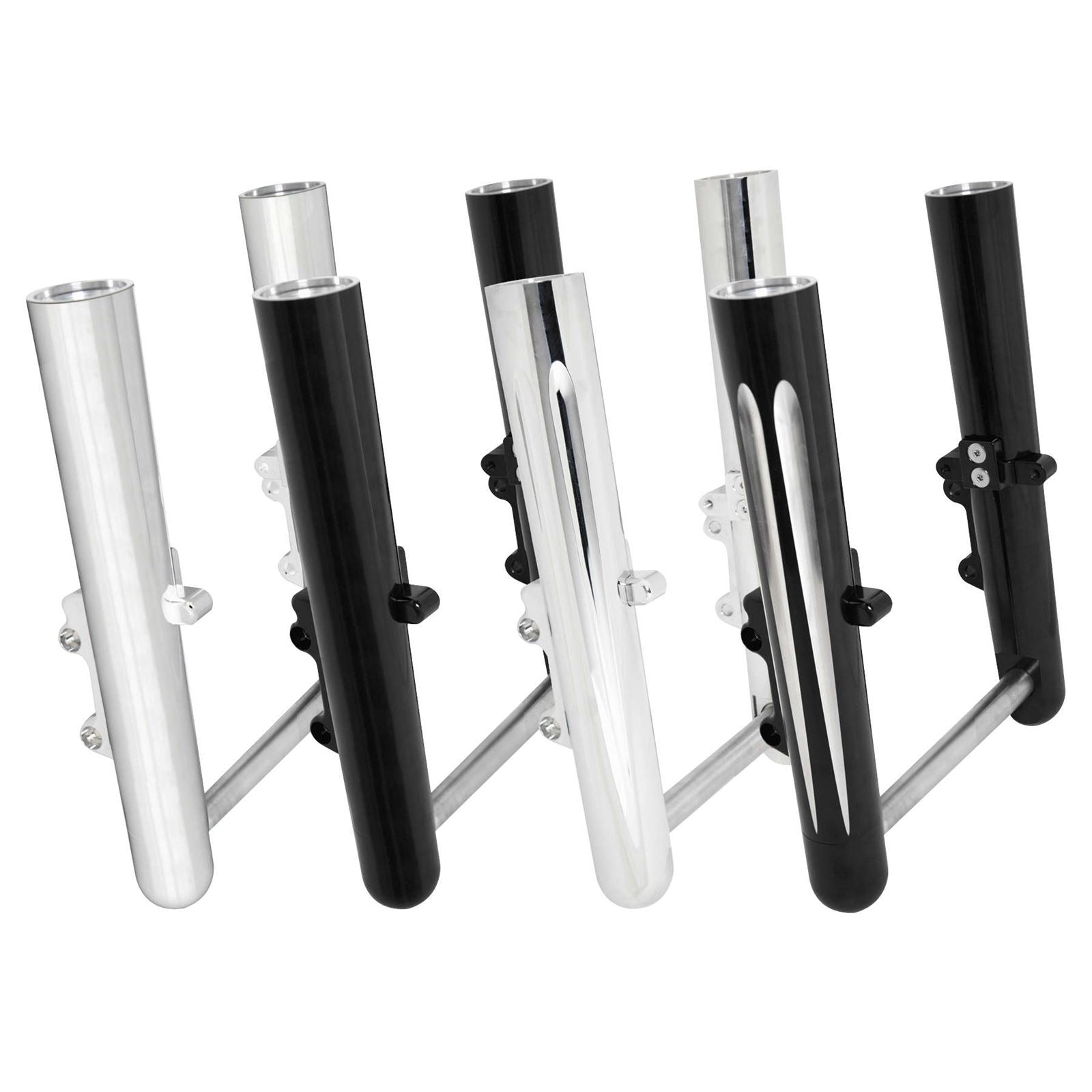 Arlen Ness Hot Legs Fork Legs - Dual Disc - Smooth - Chrome - '08-'13 FLT 06-500_91399