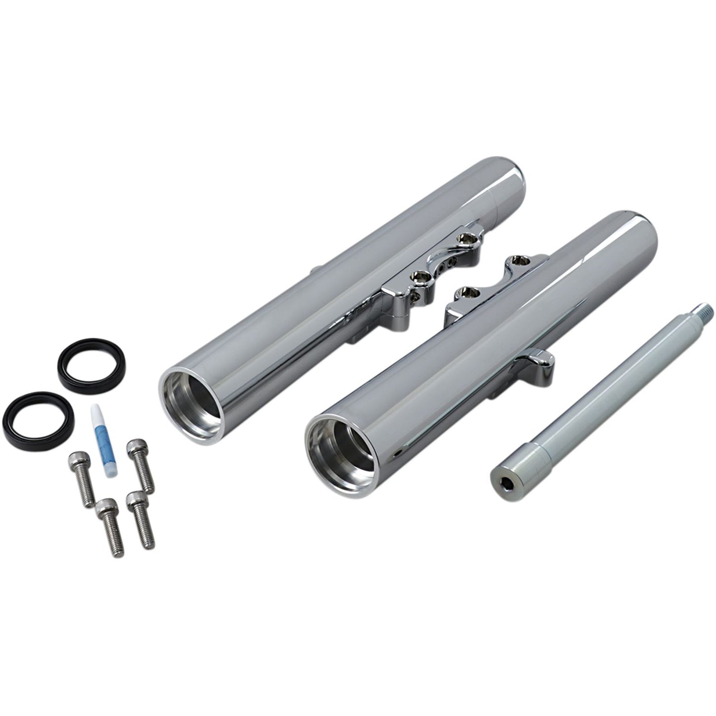 Arlen Ness Hot Legs Fork Legs - Dual Disc - Smooth - Chrome - '08-'13 FLT 06-500_343972