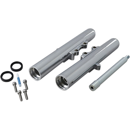 Arlen Ness Hot Legs Fork Legs - Dual Disc - Smooth - Chrome - '08-'13 FLT 06-500_343972