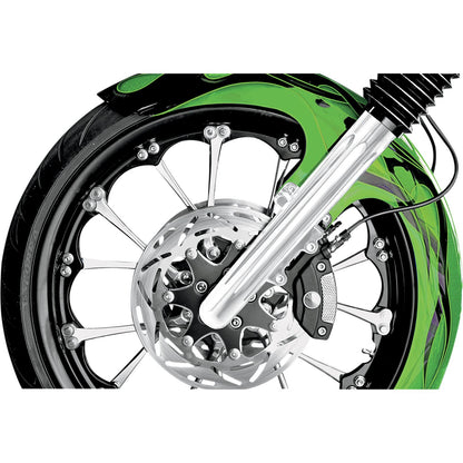 Arlen Ness Hot Legs Fork Legs - Dual Disc - Deep Cut - Chrome - '08-'13 FLT 06-510_343976